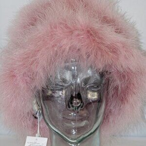 The Goldie Feathered Bucket Hat